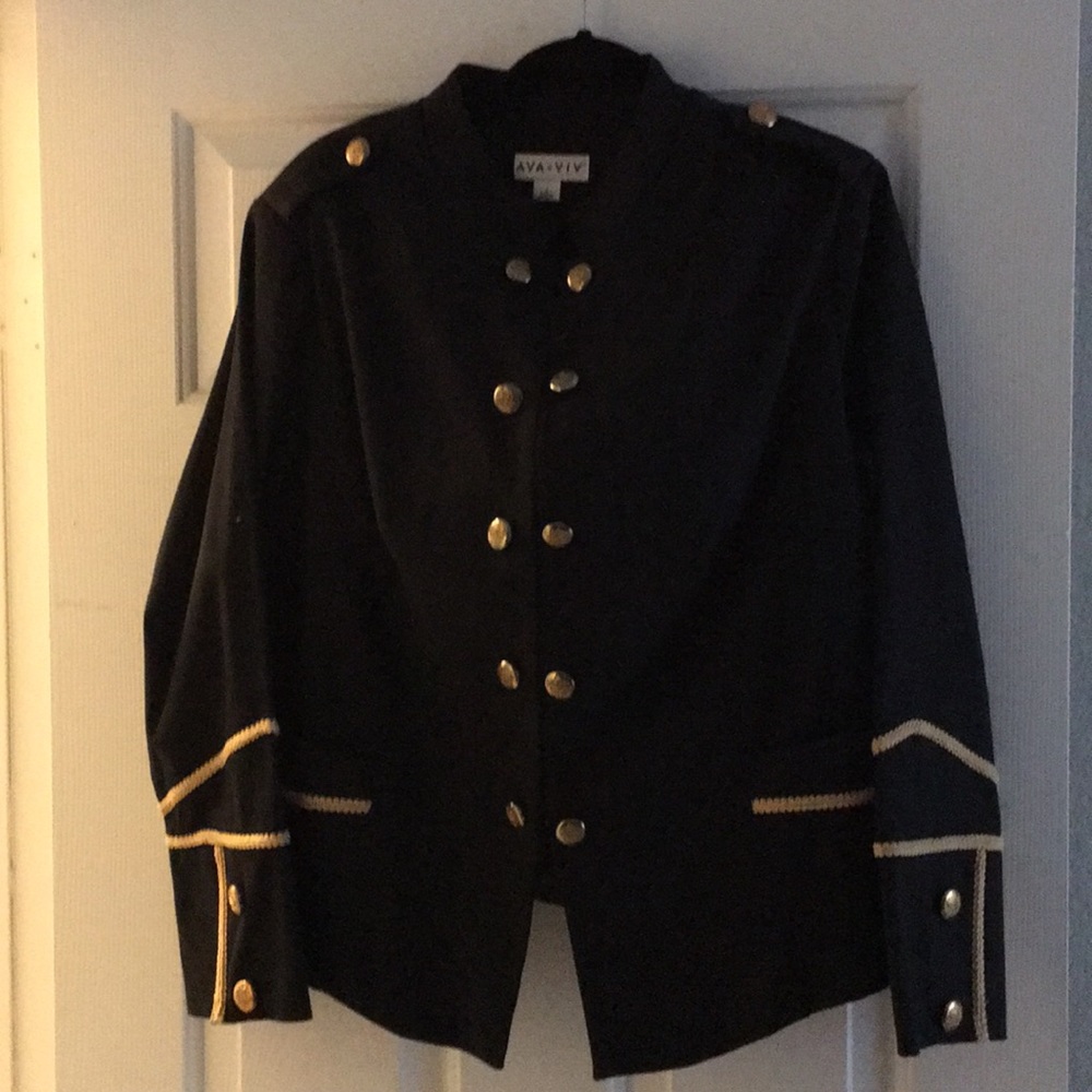 Black and Gold Blazer